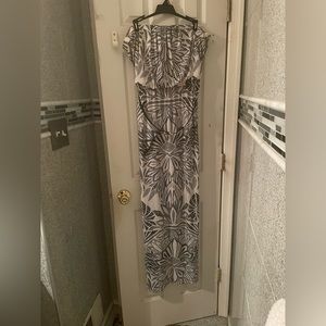 Strapless maxi dress